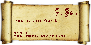 Feuerstein Zsolt névjegykártya